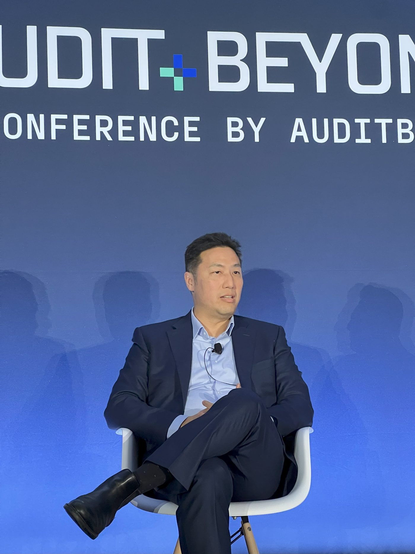 David Lin speaking at a cybersecurity conference